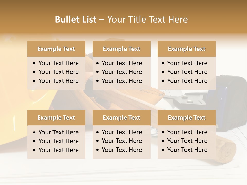 Hammer Protection Construct PowerPoint Template