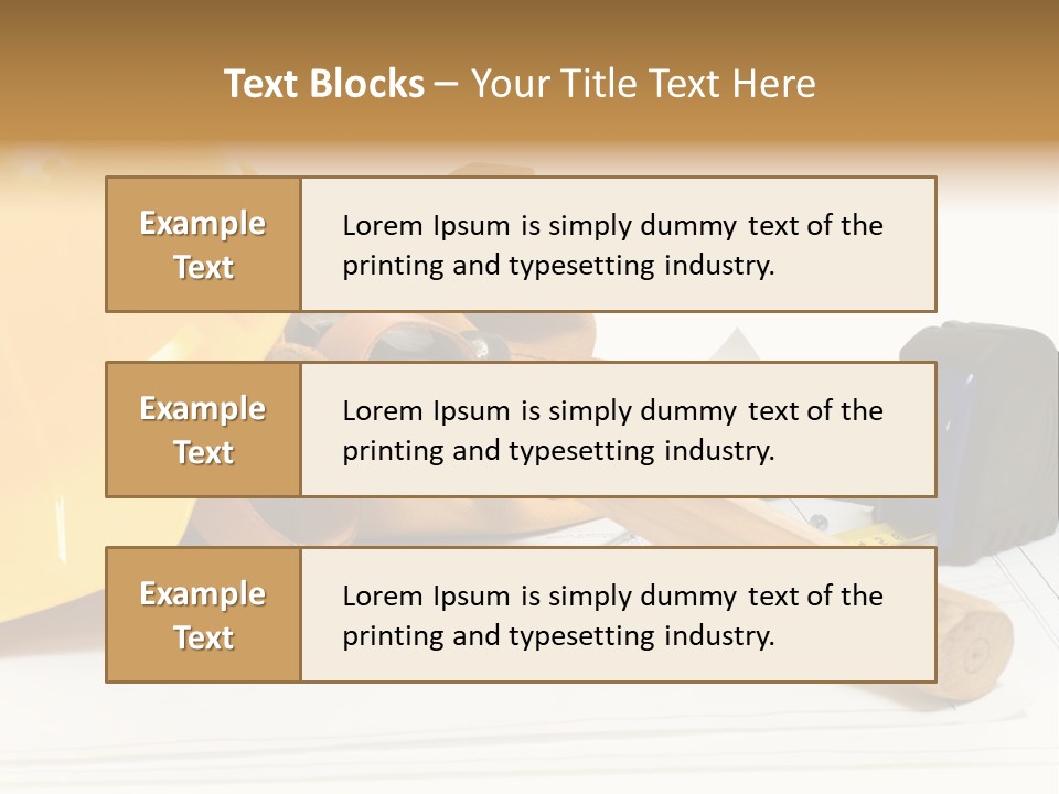 Hammer Protection Construct PowerPoint Template