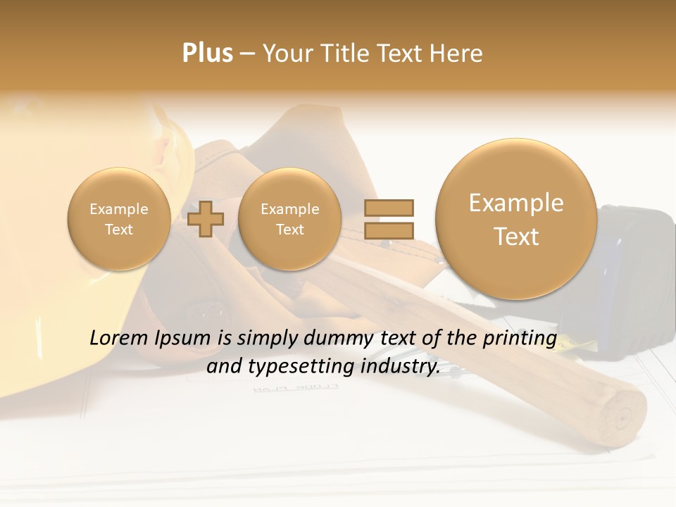 Hammer Protection Construct PowerPoint Template