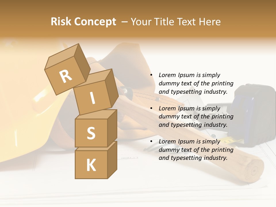 Hammer Protection Construct PowerPoint Template