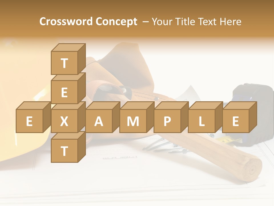 Hammer Protection Construct PowerPoint Template