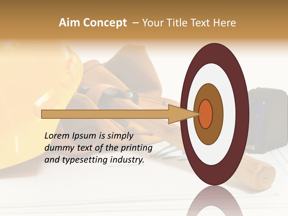 Hammer Protection Construct PowerPoint Template