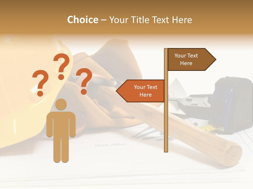 Hammer Protection Construct PowerPoint Template