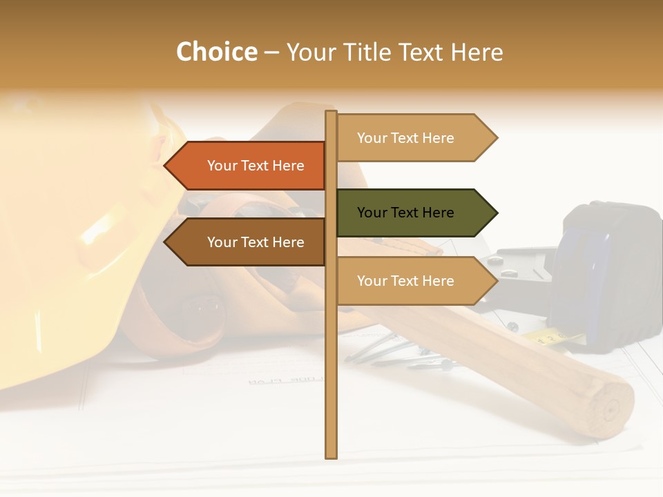 Hammer Protection Construct PowerPoint Template