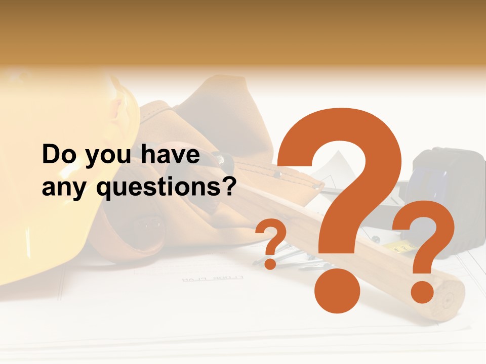 Hammer Protection Construct PowerPoint Template