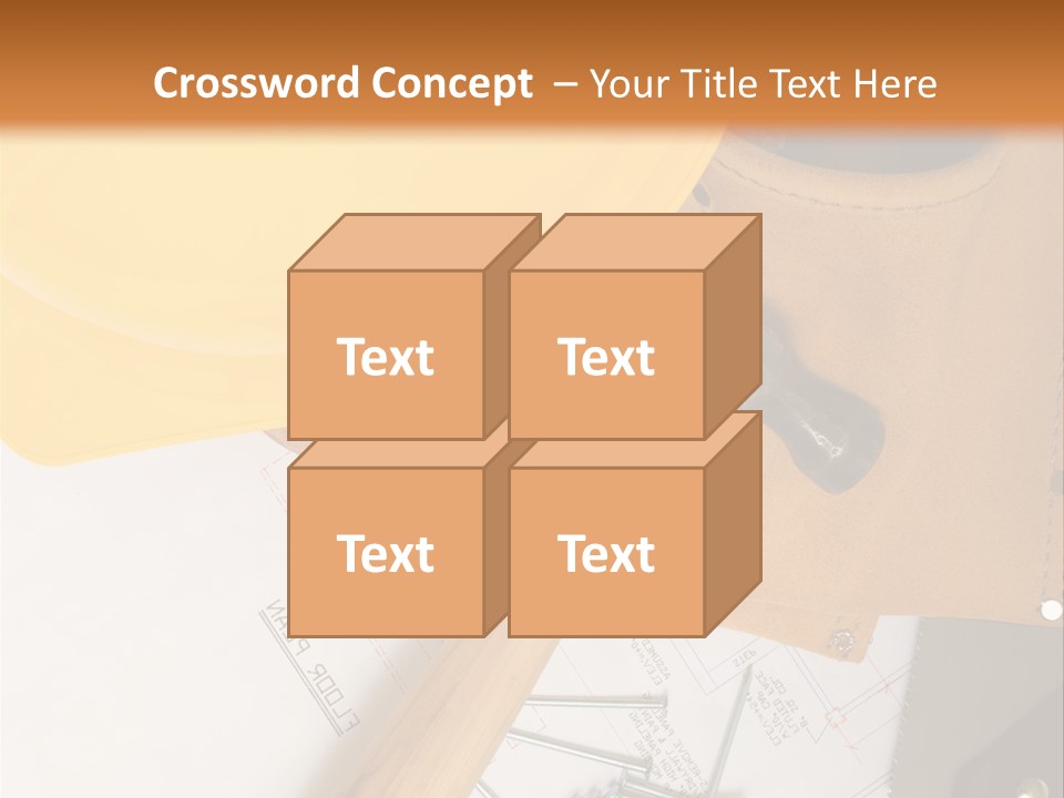 Building Hammer Business PowerPoint Template