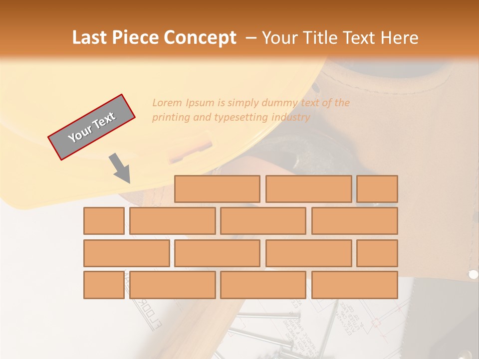 Building Hammer Business PowerPoint Template