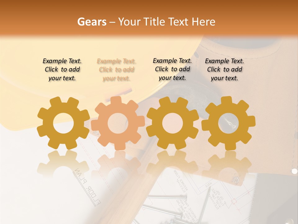 Building Hammer Business PowerPoint Template