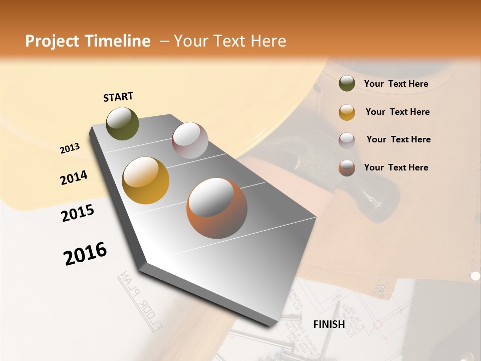 Building Hammer Business PowerPoint Template