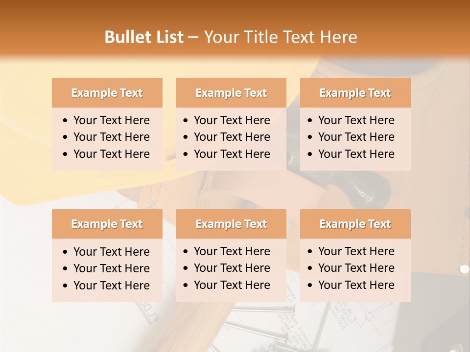 Building Hammer Business PowerPoint Template