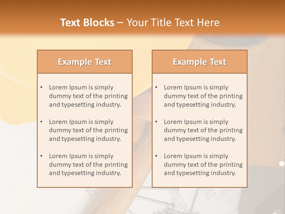 Building Hammer Business PowerPoint Template