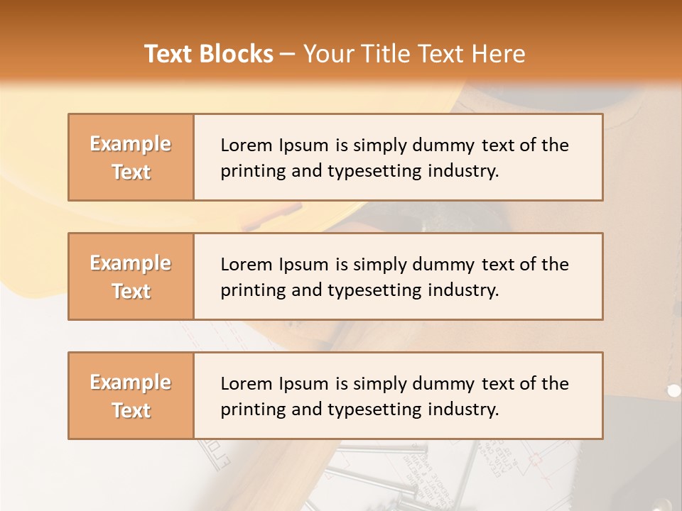 Building Hammer Business PowerPoint Template