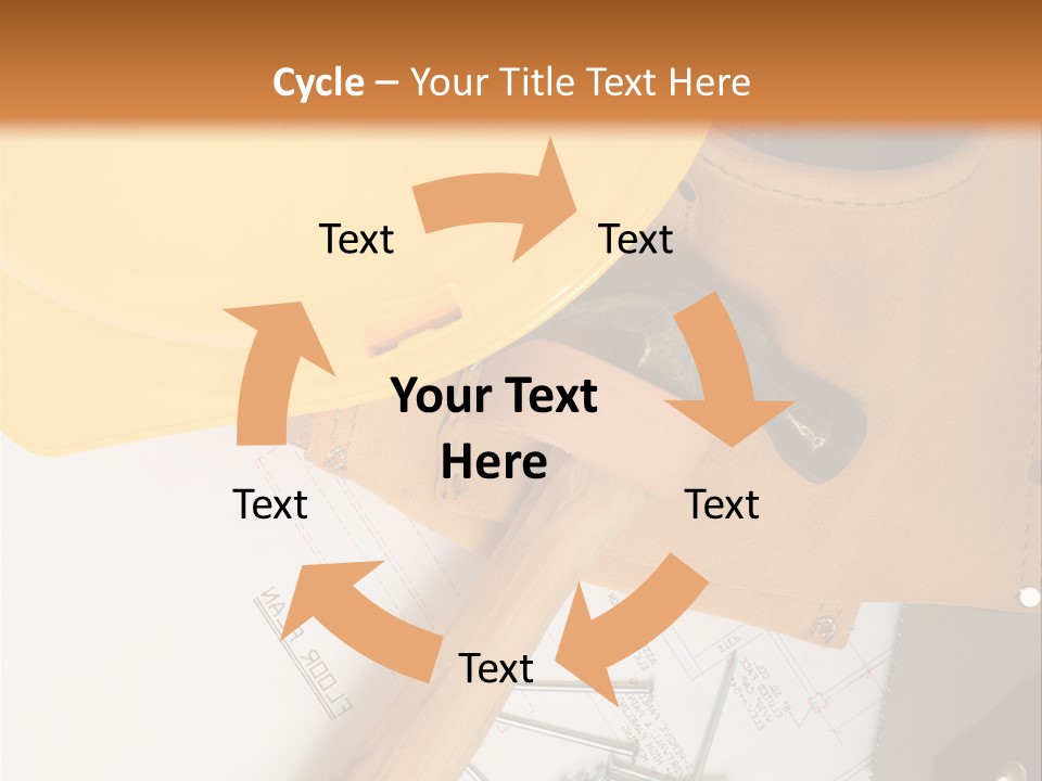 Building Hammer Business PowerPoint Template