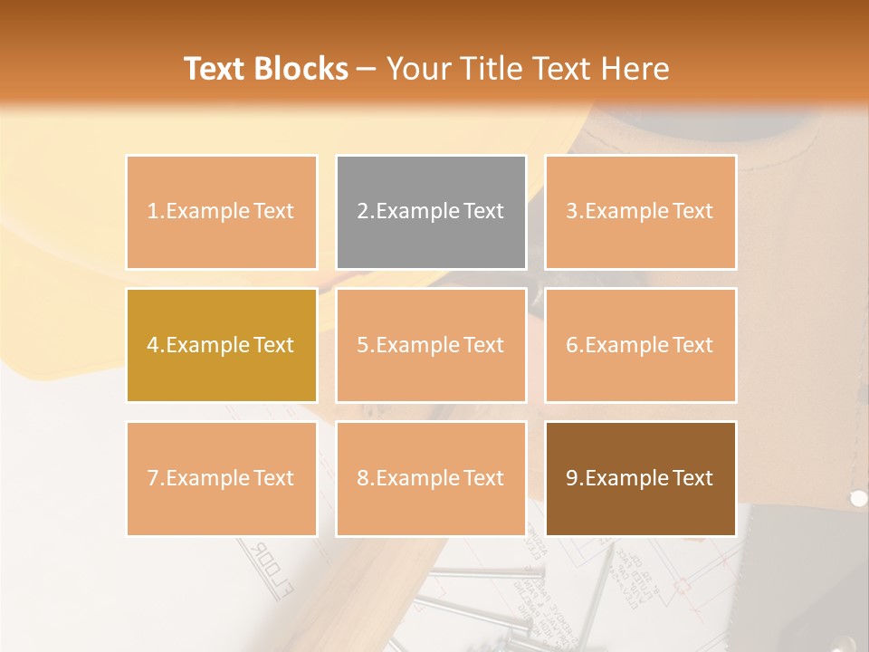 Building Hammer Business PowerPoint Template