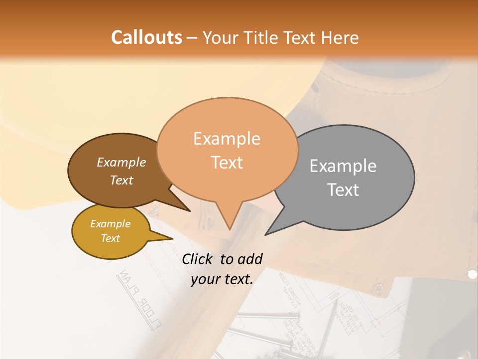 Building Hammer Business PowerPoint Template