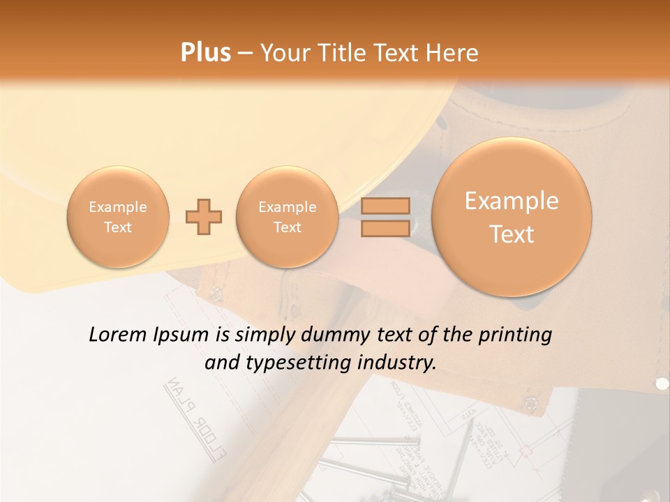 Building Hammer Business PowerPoint Template