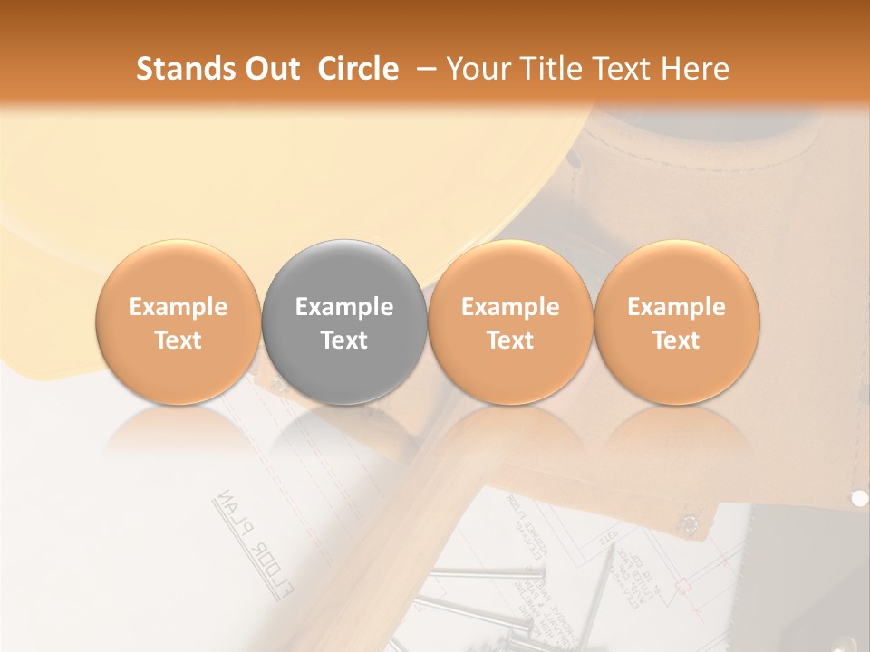 Building Hammer Business PowerPoint Template