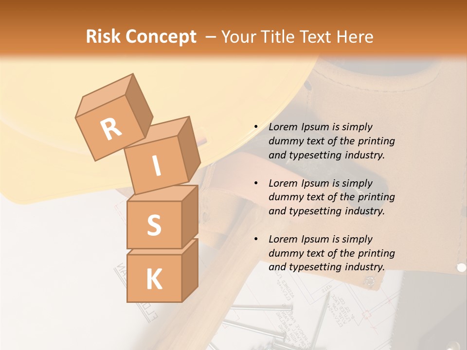 Building Hammer Business PowerPoint Template