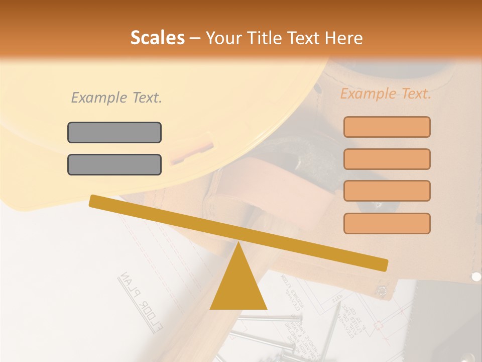 Building Hammer Business PowerPoint Template