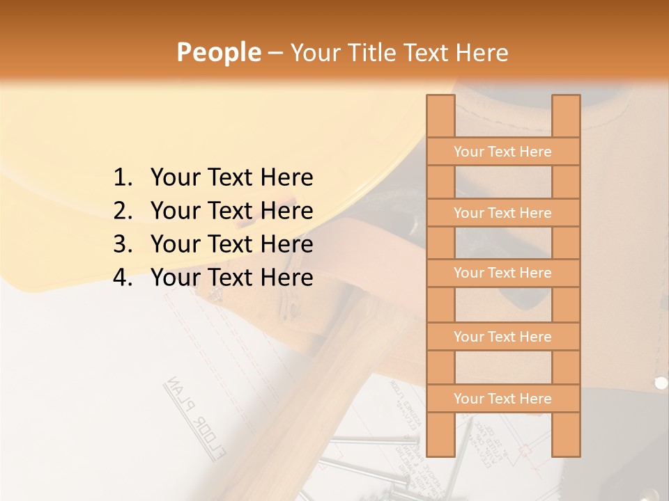 Building Hammer Business PowerPoint Template