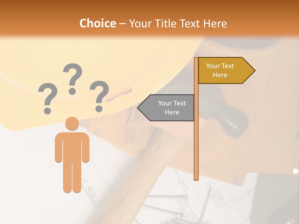 Building Hammer Business PowerPoint Template