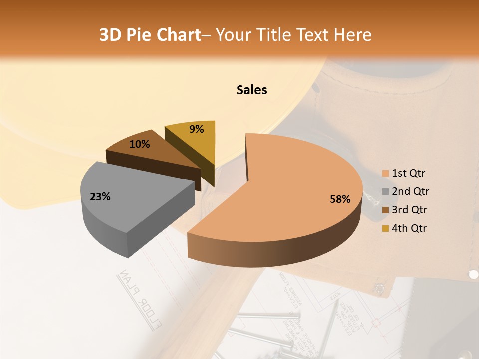 Building Hammer Business PowerPoint Template
