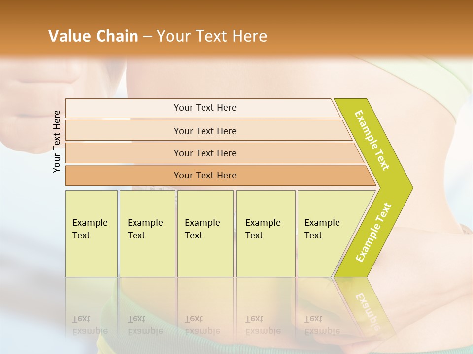 Waist Tape Body PowerPoint Template