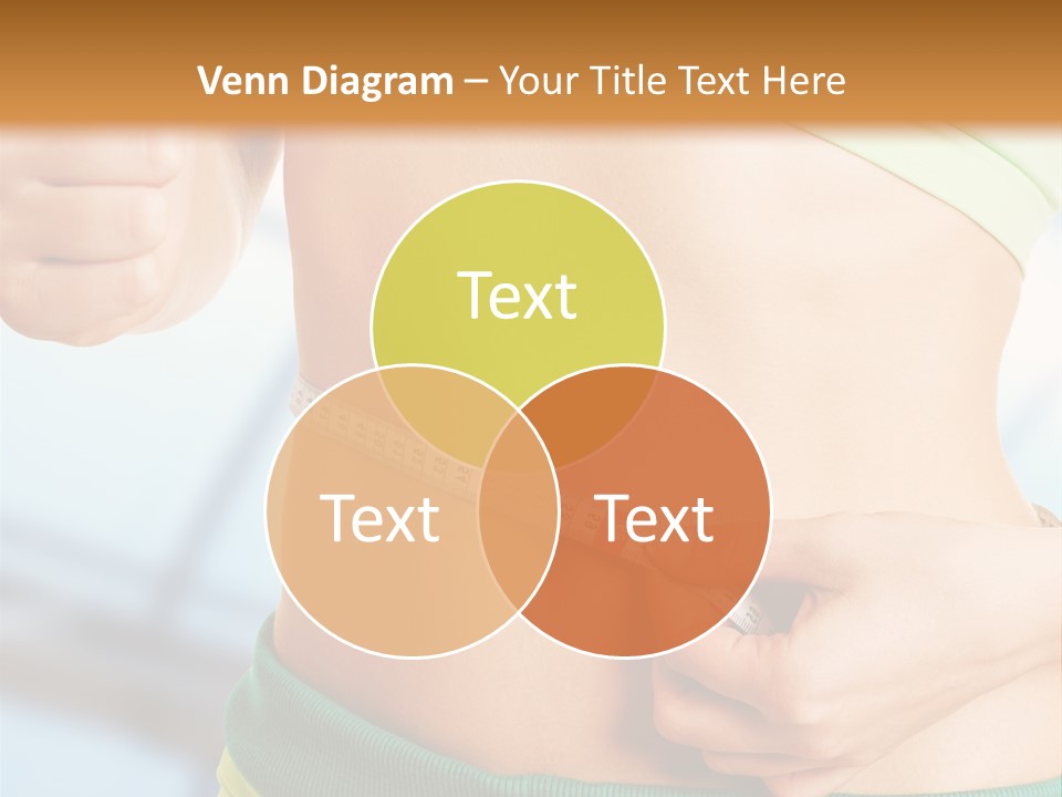 Waist Tape Body PowerPoint Template