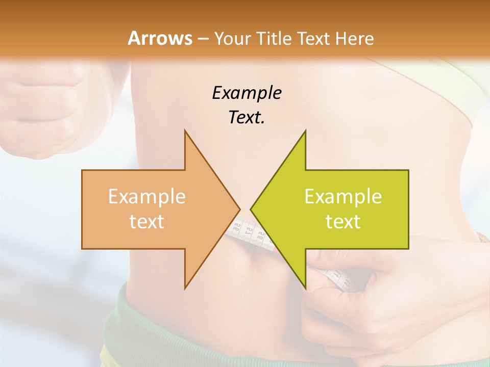 Waist Tape Body PowerPoint Template