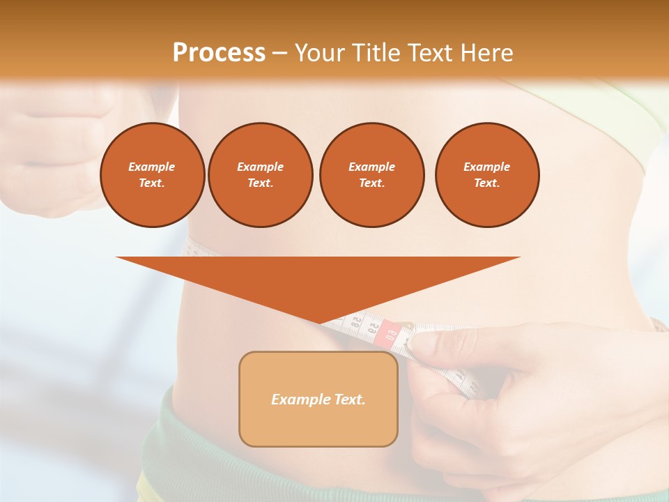 Waist Tape Body PowerPoint Template