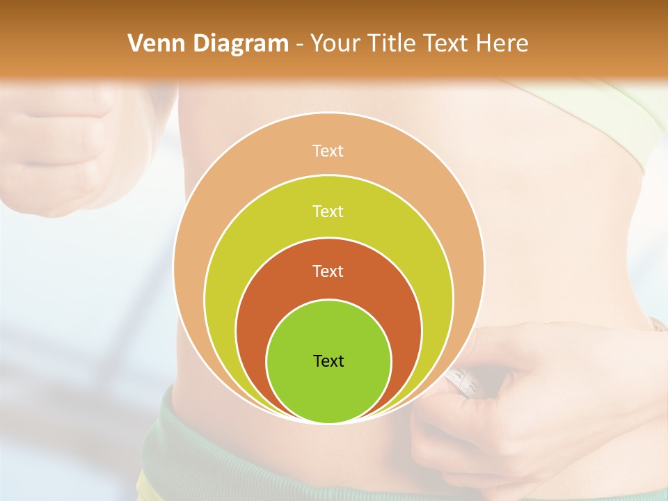 Waist Tape Body PowerPoint Template