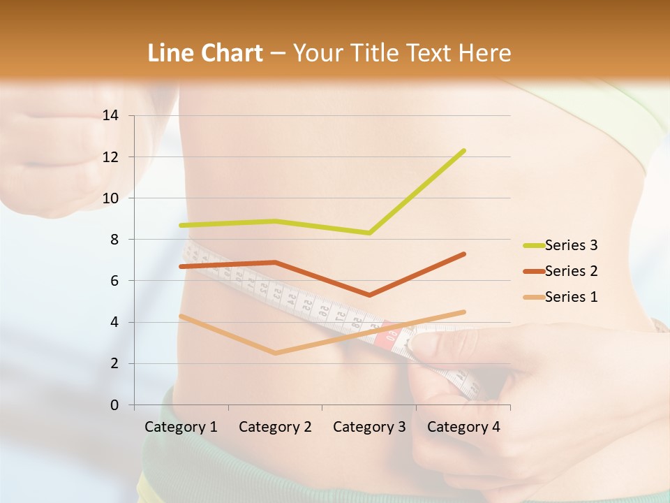 Waist Tape Body PowerPoint Template