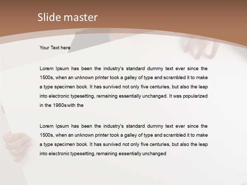 Trust Cardboard Expose PowerPoint Template