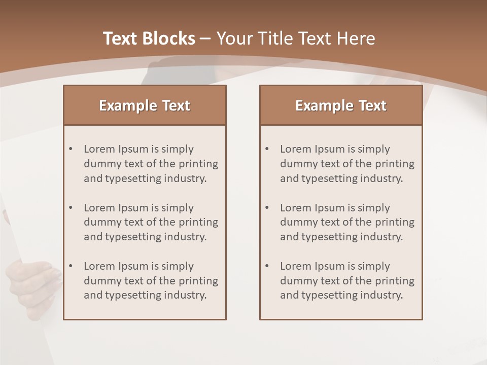 Trust Cardboard Expose PowerPoint Template