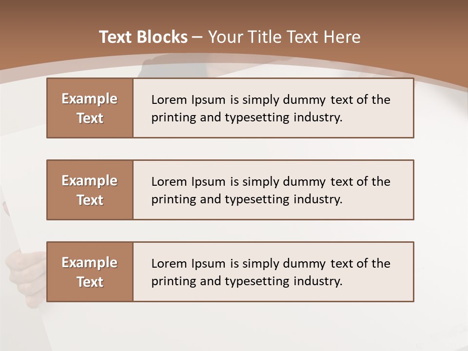 Trust Cardboard Expose PowerPoint Template