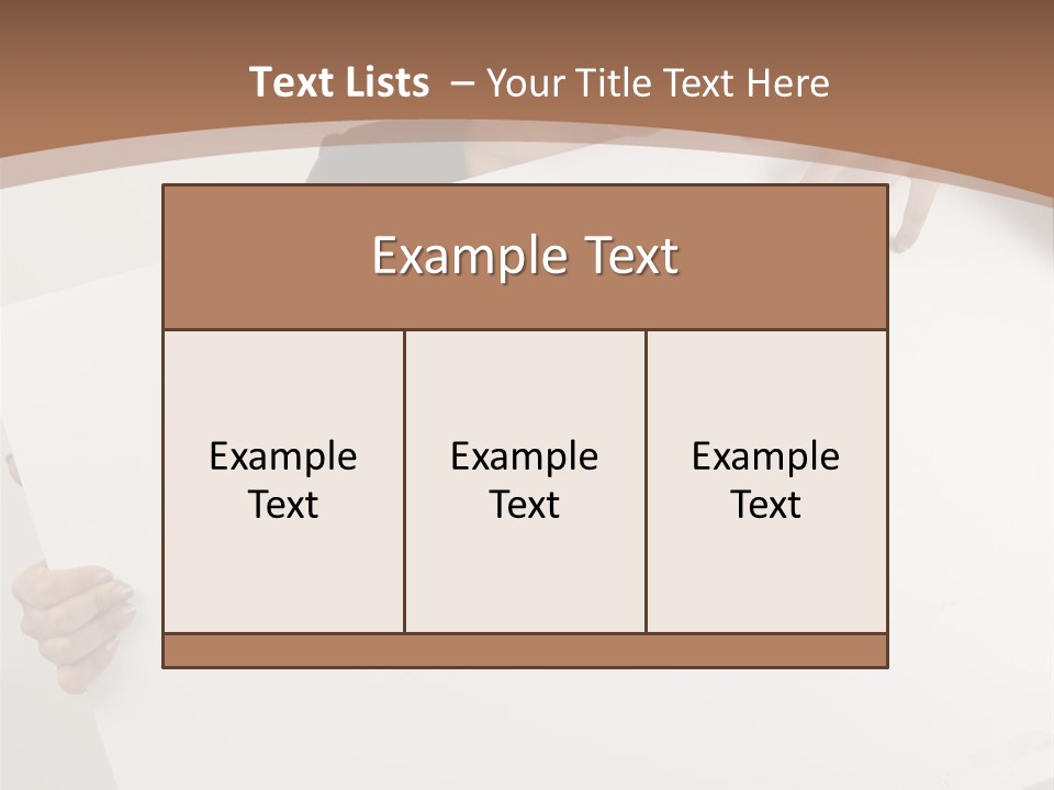 Trust Cardboard Expose PowerPoint Template