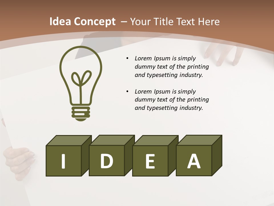 Trust Cardboard Expose PowerPoint Template