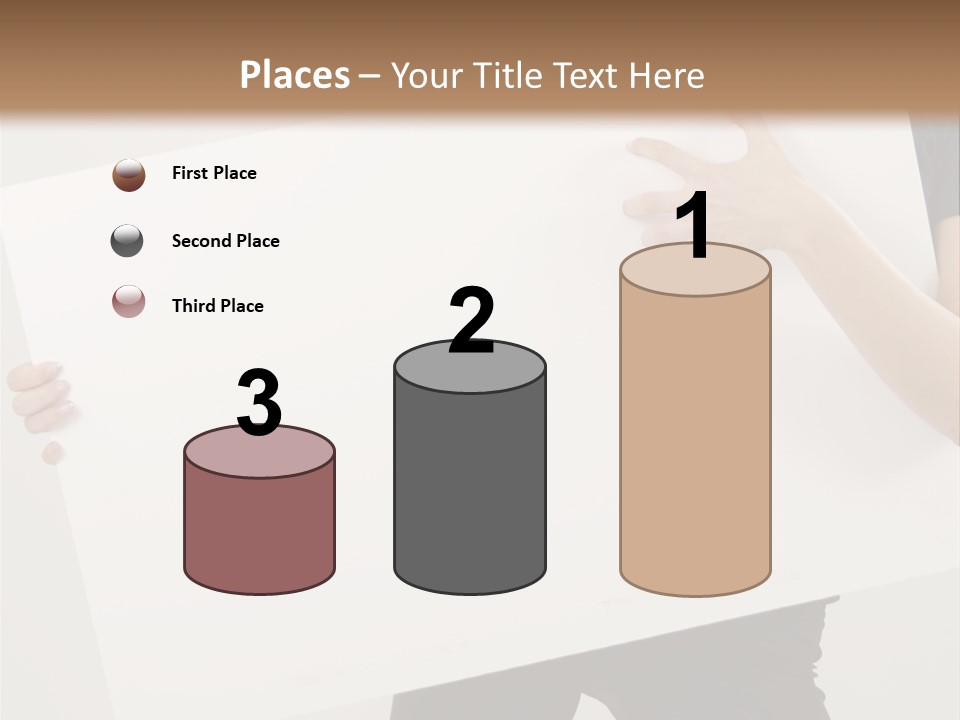 Expose Teenager Girl PowerPoint Template