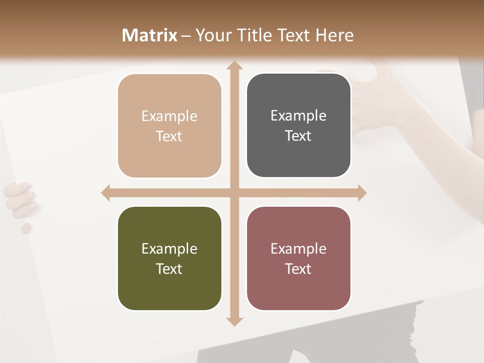 Expose Teenager Girl PowerPoint Template