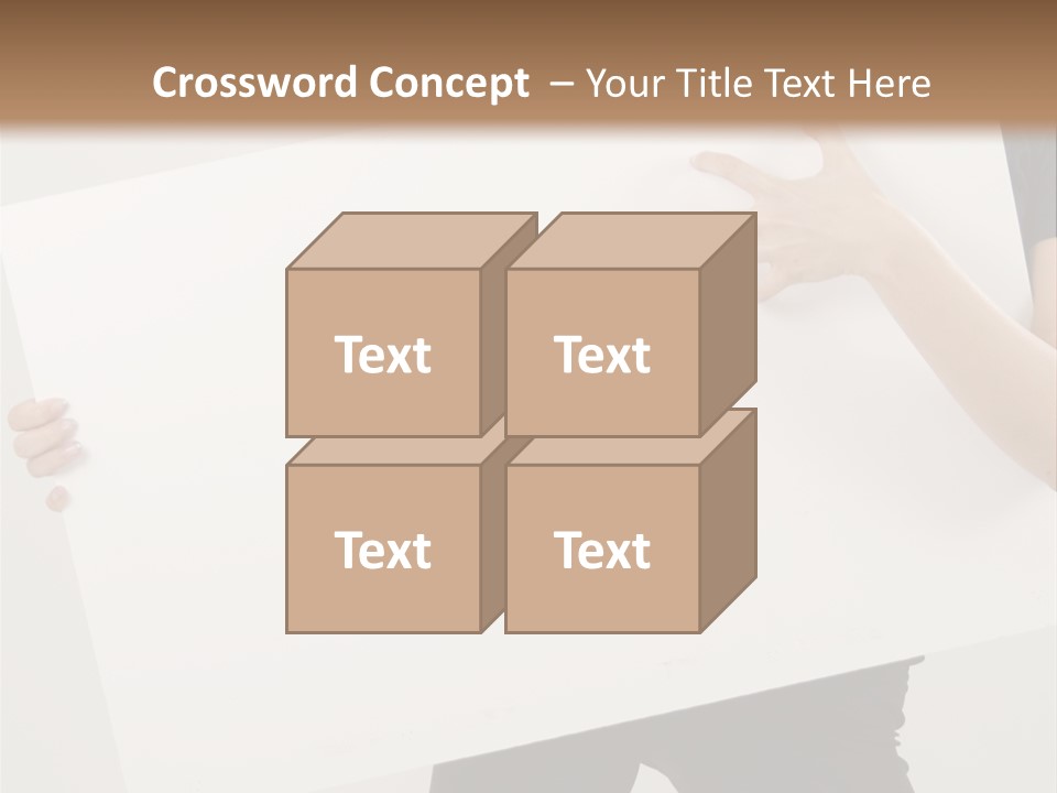 Expose Teenager Girl PowerPoint Template