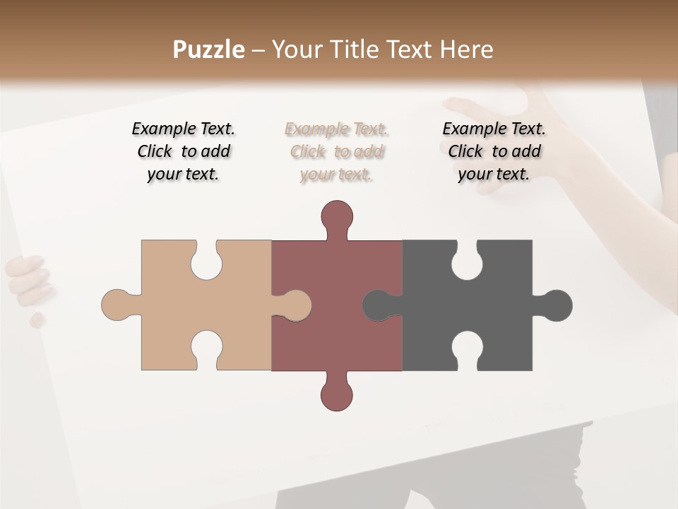 Expose Teenager Girl PowerPoint Template