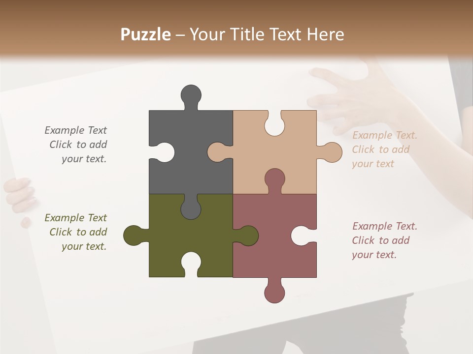 Expose Teenager Girl PowerPoint Template