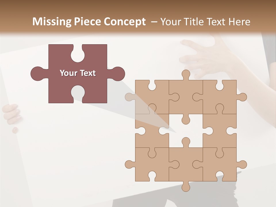 Expose Teenager Girl PowerPoint Template