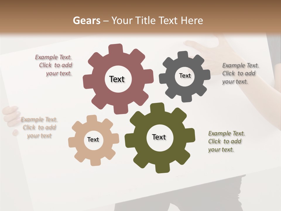 Expose Teenager Girl PowerPoint Template