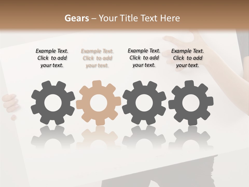 Expose Teenager Girl PowerPoint Template