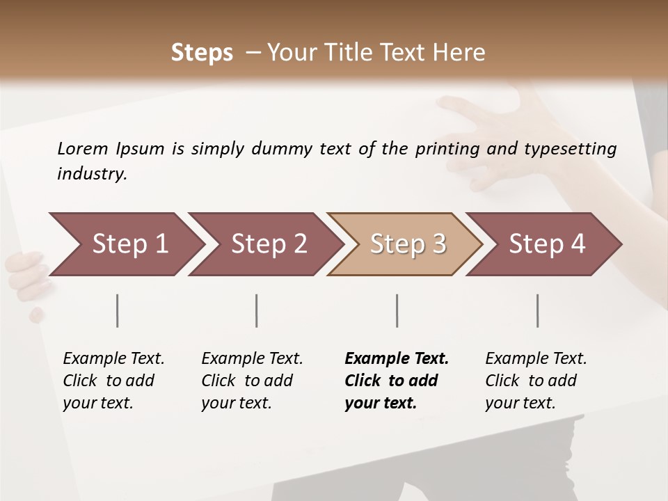 Expose Teenager Girl PowerPoint Template