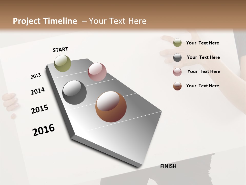 Expose Teenager Girl PowerPoint Template