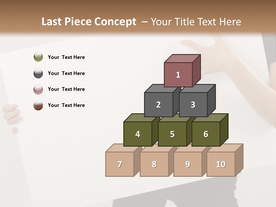 Expose Teenager Girl PowerPoint Template