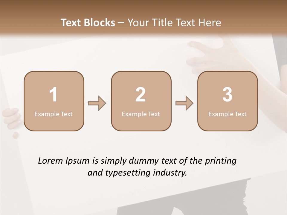 Expose Teenager Girl PowerPoint Template