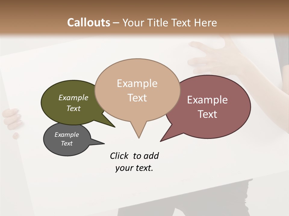 Expose Teenager Girl PowerPoint Template